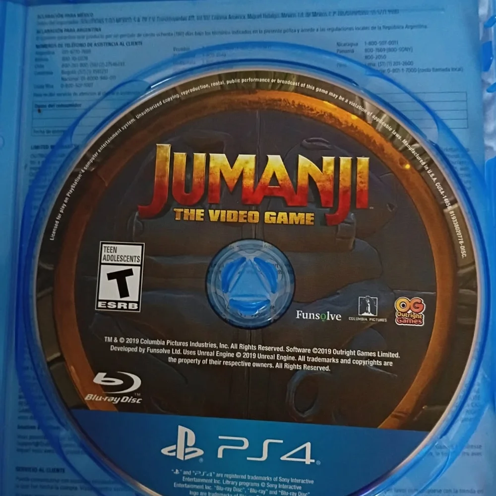 Jumanji: The Video Game for PlayStation 4 Pre-Owned‎